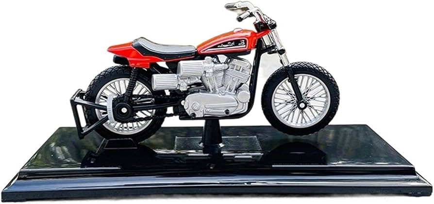 Amazon.co.jp: ハーレーダビッドソンに最適 バイク 1972 XR750 1:18