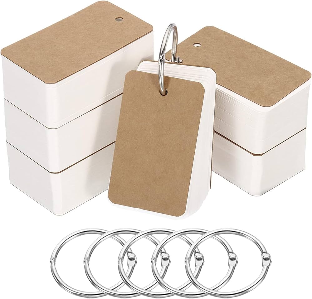 Amazon | 単語帳 暗記カード 大きめ 600枚 単語カード リング 英語