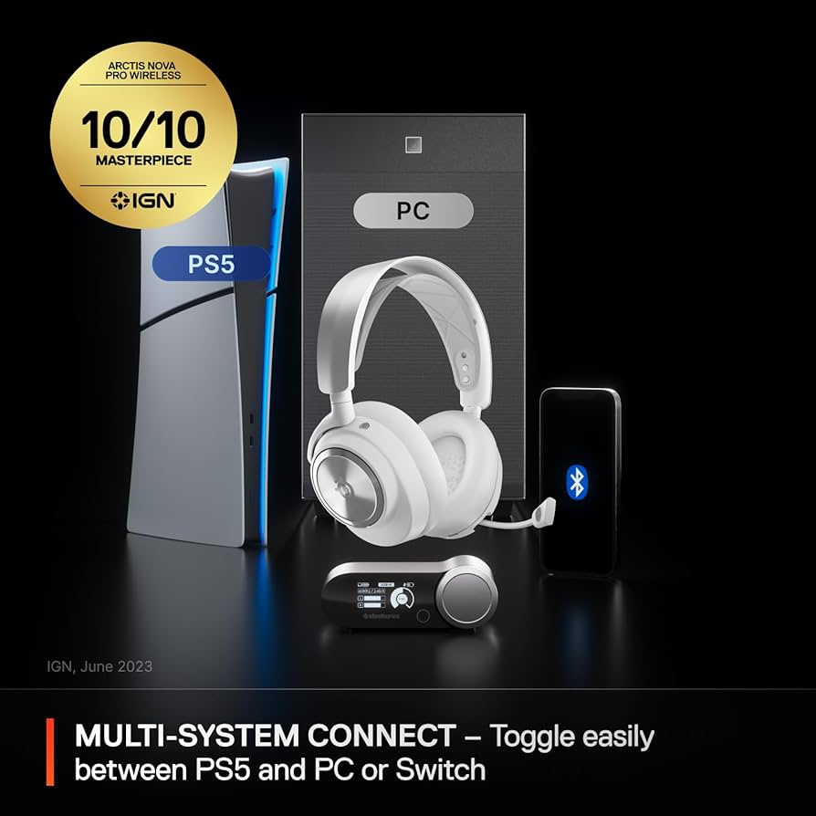 Amazon.com: SteelSeries Arctis Nova Pro Wireless Multi-System