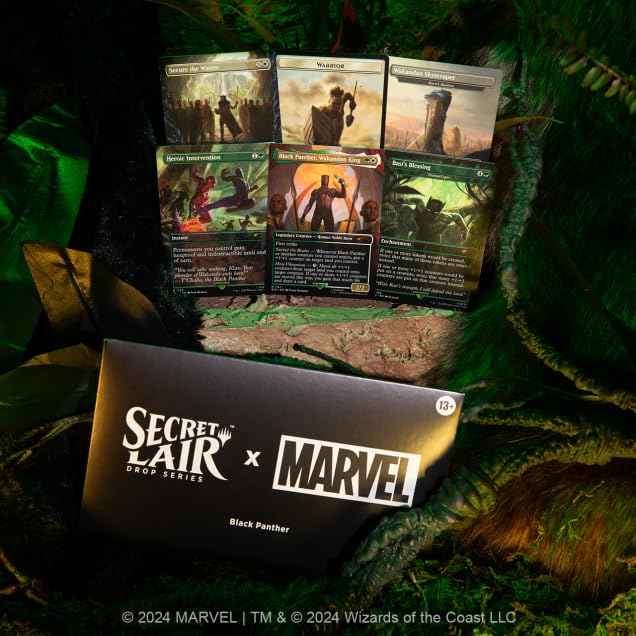 Amazon.com: Secret Lair Drop: Secret Lair x Marvel's Black Panther
