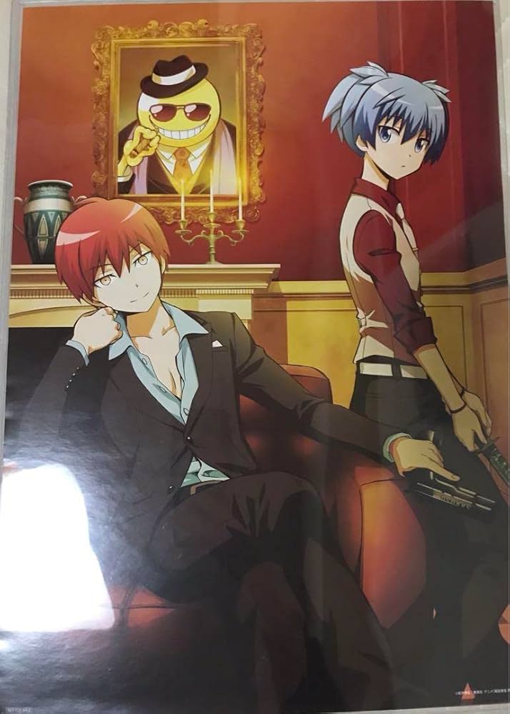 暗殺教室 くじ引き堂 赤羽業 暗殺教室 くじ引き堂 S賞 特大布ポスター 赤羽