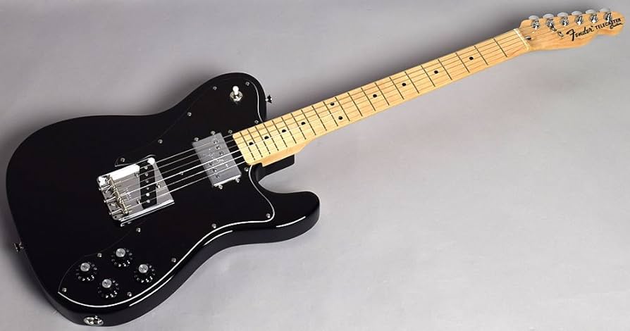 フェンダー テレキャスター カスタム MIJ 黒 セミハードケース付