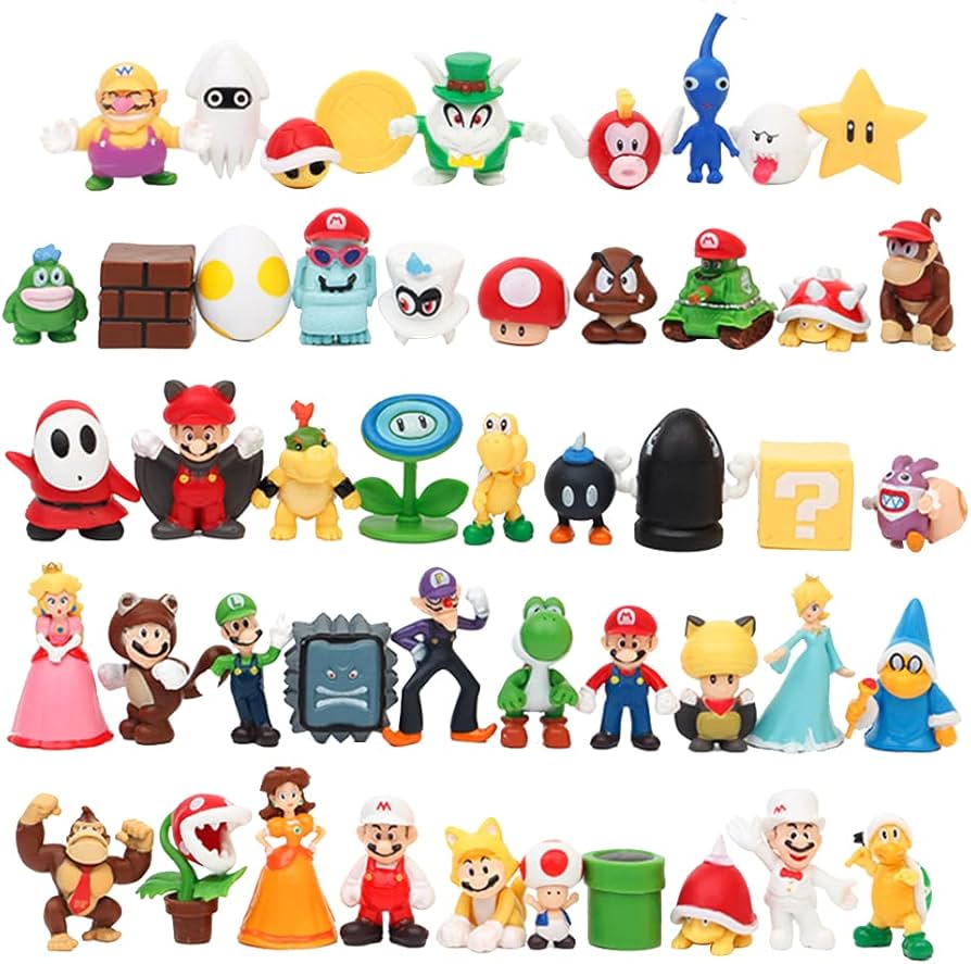 Amazon.co.jp: フィギュアセット スーパーマリオ アクションフィギュア