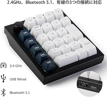 Amazon | 【国内正規品】Keychron Q0 Max QMKカスタム・テンキー、2.4