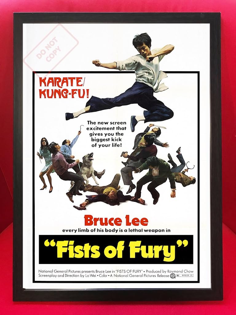 ドラゴン怒りの鉄拳 オリジナルポスター FISTS OF FURY ブルースリー