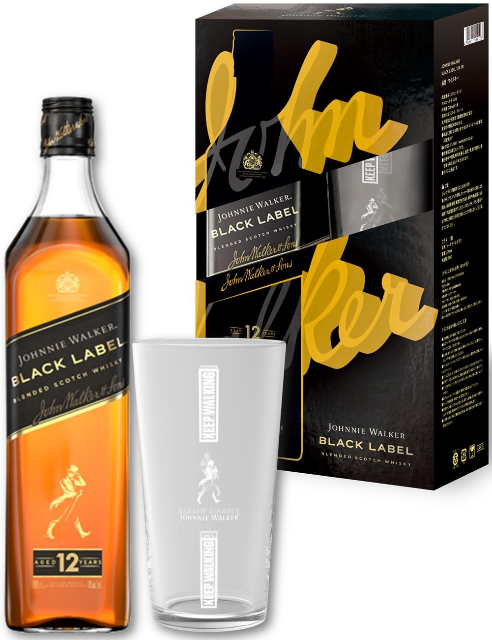ジョニーウォーカー ブラックラベル 12年 700ml✕12本セット 新品