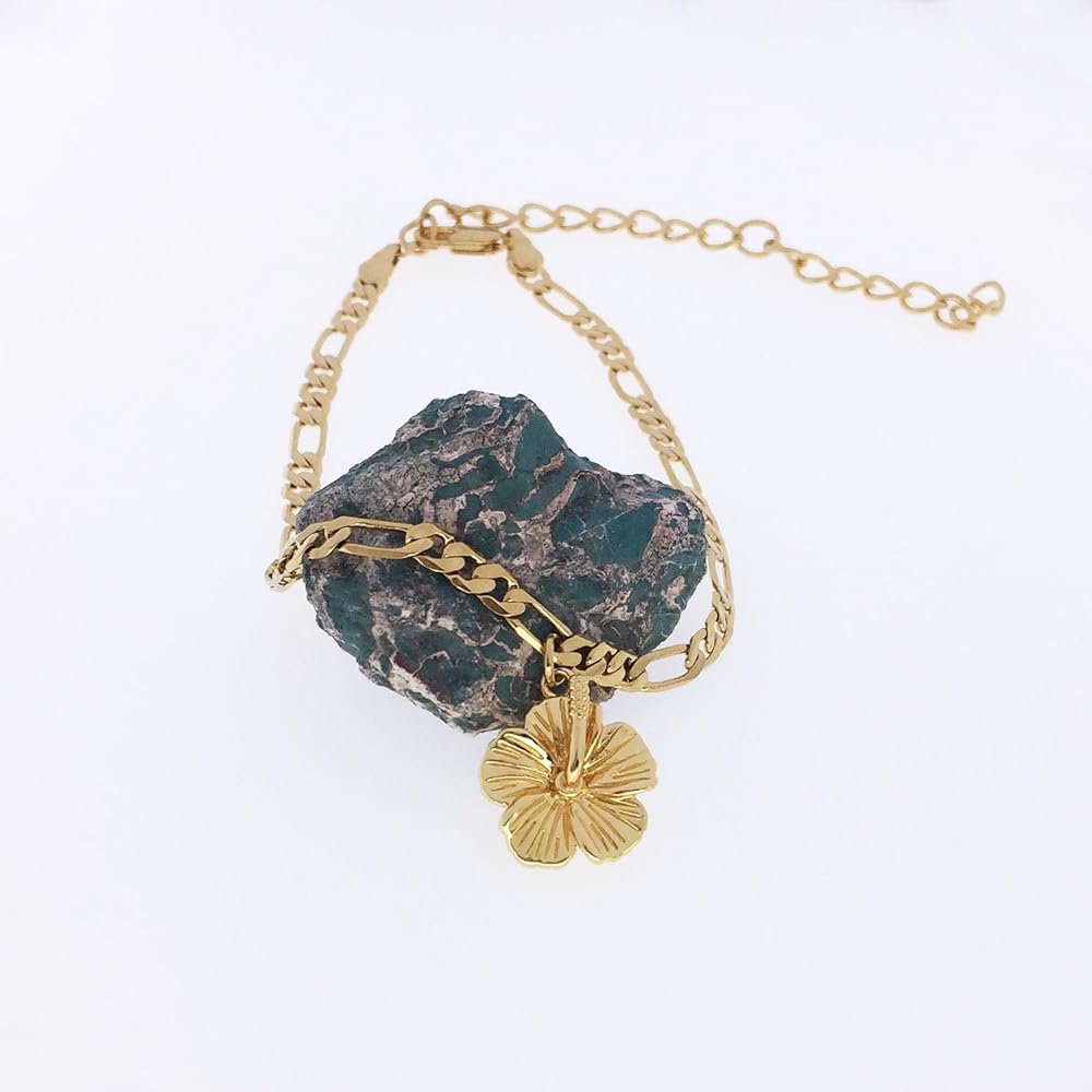 Amazon | 女性用ハワイアンアンクレット - ハワイアンハイビスカス