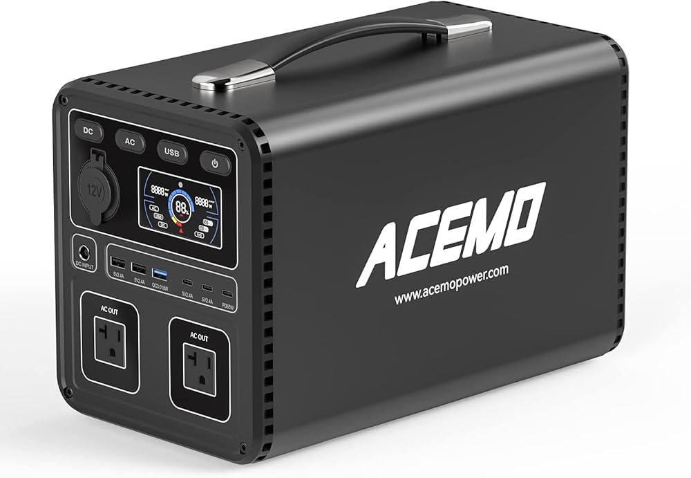 Amazon.co.jp: ACEMO ポータブル電源 大容量 1075Wh/336000mAh リン酸