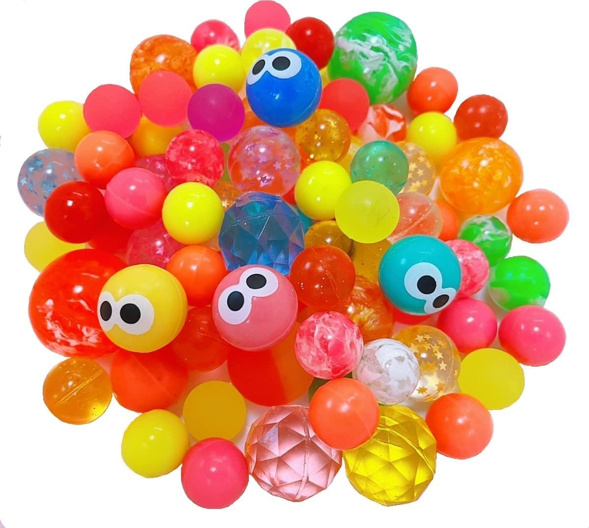 Amazon.co.jp: スーパーボール 100個 種類・サイズいろいろ スーパー