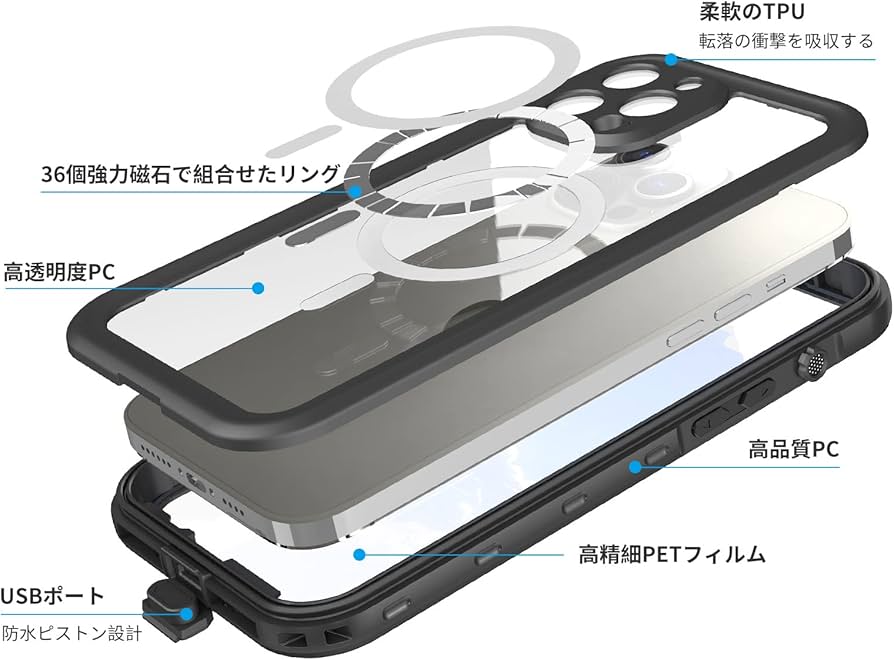 Amazon.co.jp: iPhone13 Pro max防水ケース iPhone13 Pro max防水
