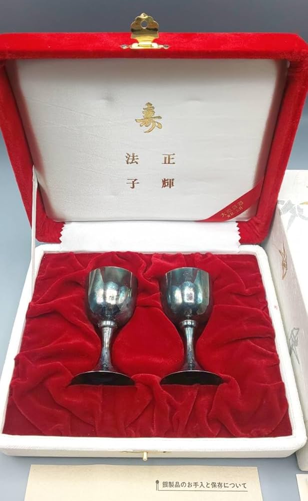 Amazon.co.jp: レア松田聖子 神田正輝 結婚式 婚礼 引き出物 大淵銀器