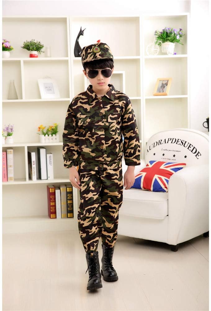 Amazon.co.jp: キッズ 迷彩服 BDU上下セット 子供用 マルチカム