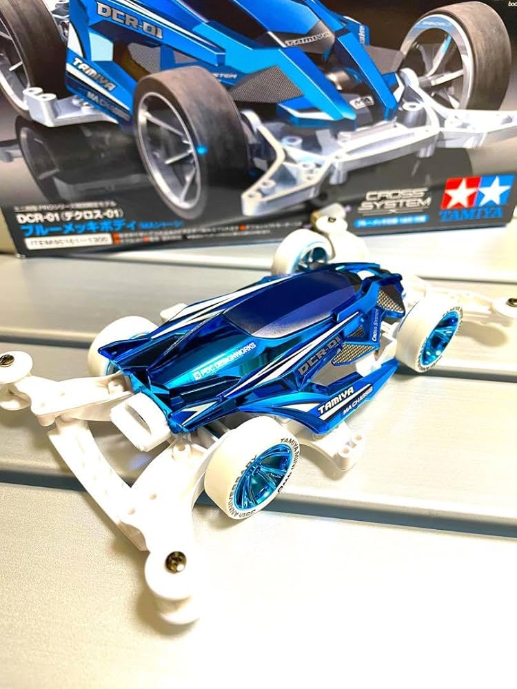ミニ四駆 まとめ ブルーメッキデクロスなど ミニ四駆 まとめ ブルー