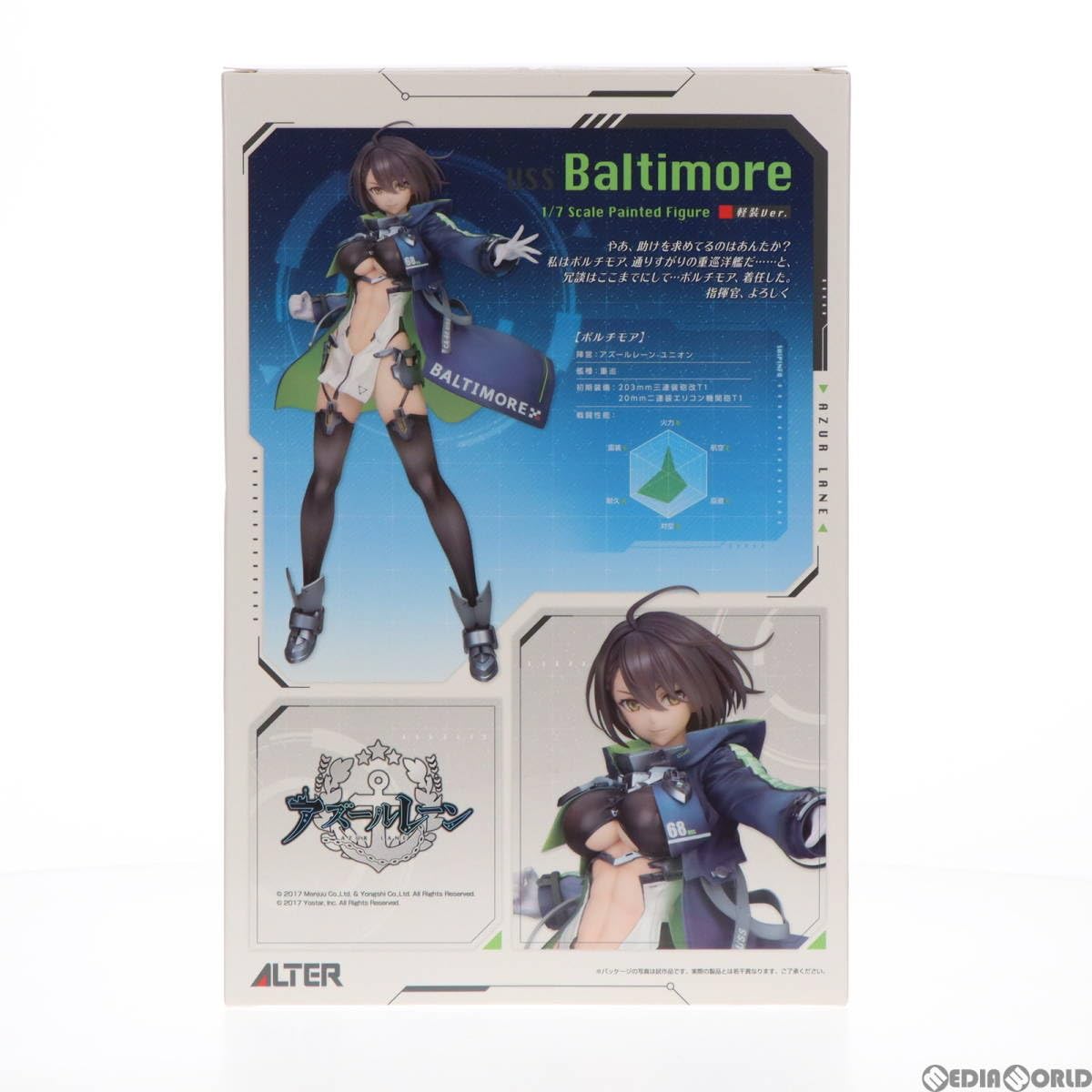 アズールレーン ボルチモア 軽装Ver. 1/7スケールフィギュア