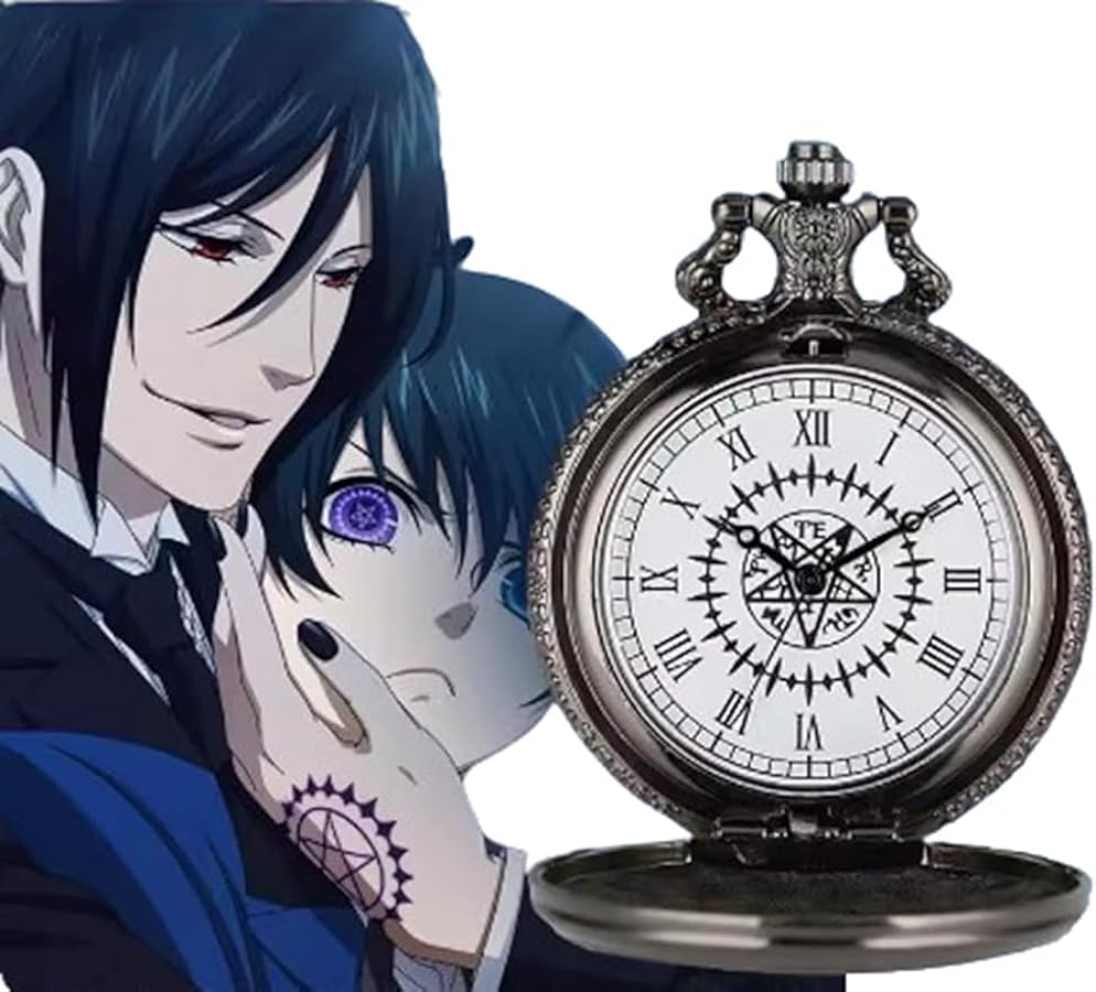 Amazon | 黒執事 懐中時計 ポケットウオッチ 軽量 カワイイ