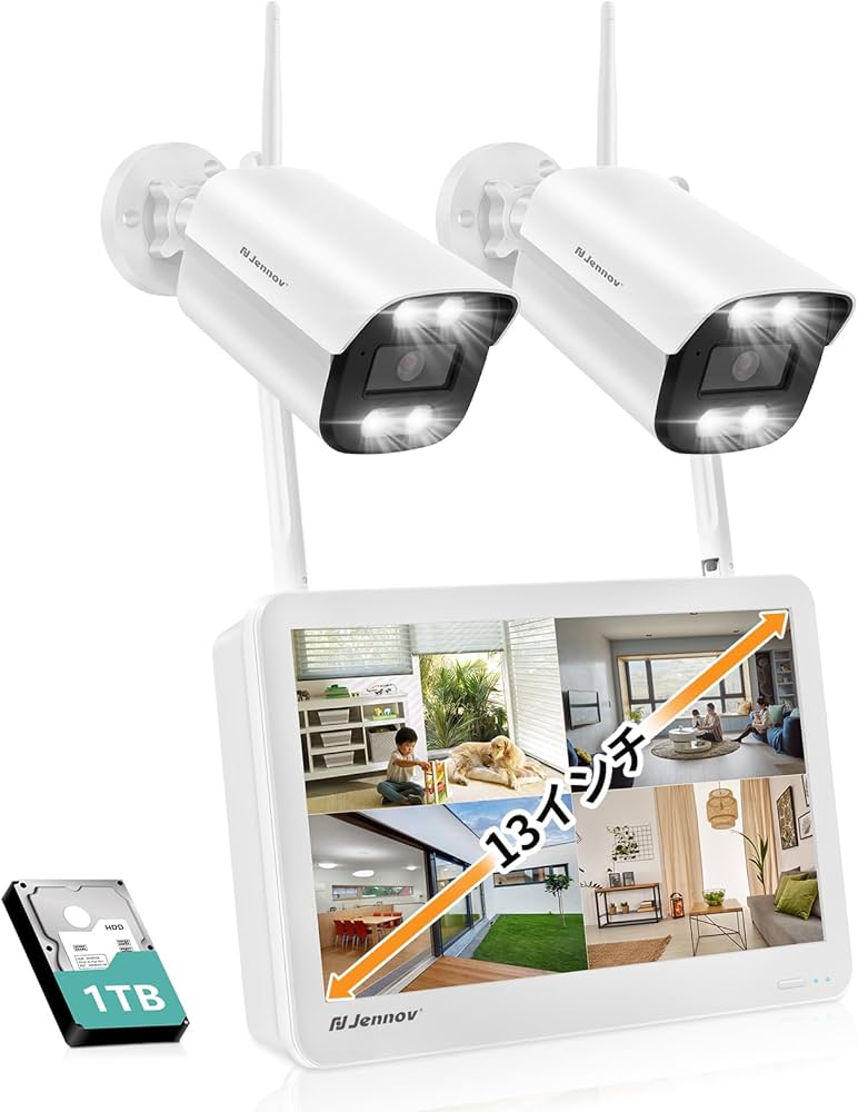 パンダーZ JENNOV カラー防犯カメラ 4台セット パンダーZ JENNOV