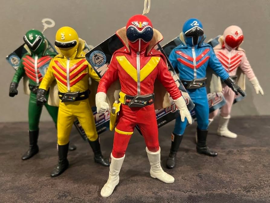 新品ソフビ魂 ゴレンジャー ソフビ5体セット Amazon.co.jp: 秘密戦隊