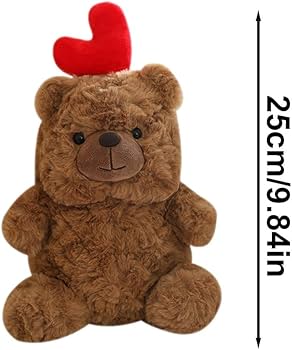 Amazon.co.jp: ハートベア、ハート付きクマのぬいぐるみ - ぬいぐるみ