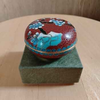 中国古美術・珍品旧蔵・七宝彩と粉彩磁器の碗・純手描き・