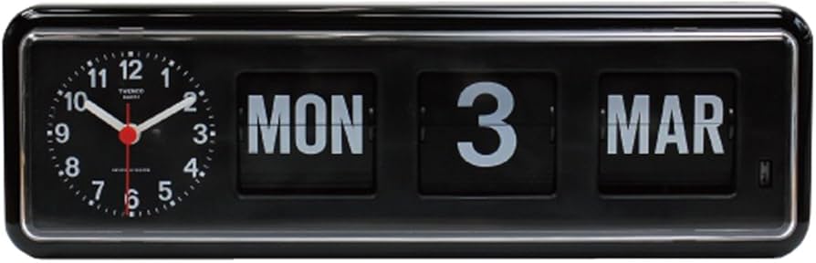 Amazon.co.jp: TWEMCO (トゥエンコ) 掛け時計 置き時計 兼用