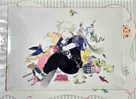 FF7 クラウド エアリス クリアファイル 天野喜孝 未開封 FF7 クラウド