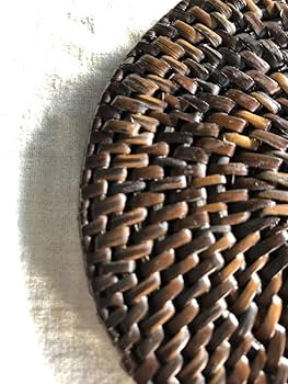 Amazon.co.jp: ［］煎茶道具 釜敷 茶道具 瓶敷 瓶座 籐編 木工工芸品