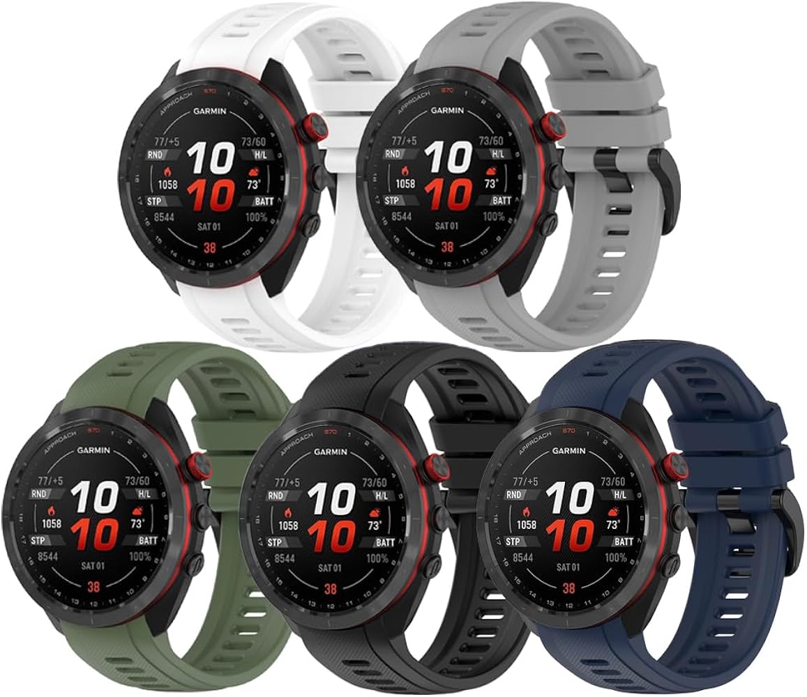 Amazon.com: Compatible with Garmin Approach S70 42mm, 20mm Width