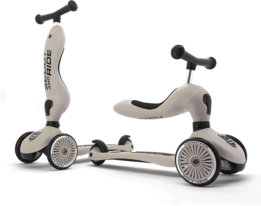 Amazon.com: Scoot & Ride 2-in-1 Ride-On & Stand Kids Scooter, Ages