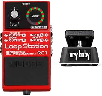 Amazon.com: Boss RC-1 Loop Station & JIM DUNLOP Standard Wah