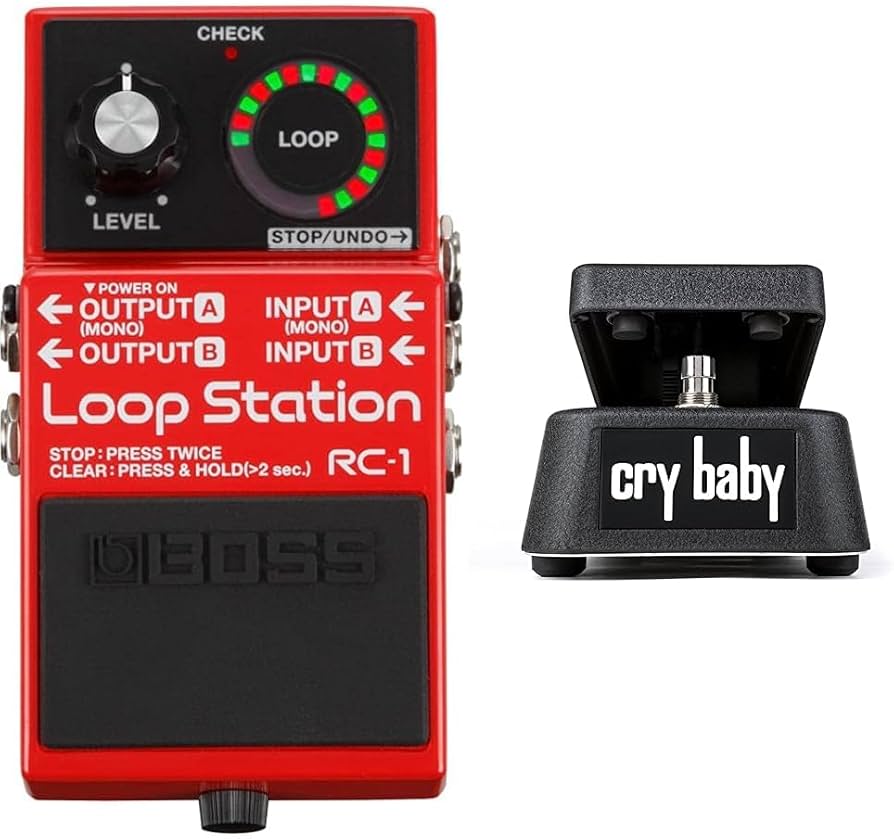 Amazon.com: Boss RC-1 Loop Station & JIM DUNLOP Standard Wah