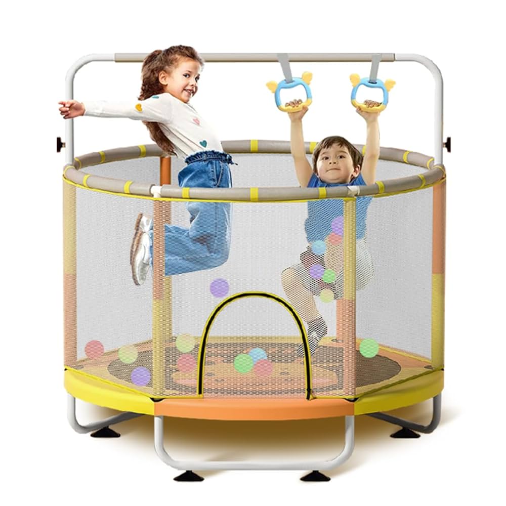 キッズ トランポリン 子供用 耐荷重45kg 箱入り 1回使用 キッズ