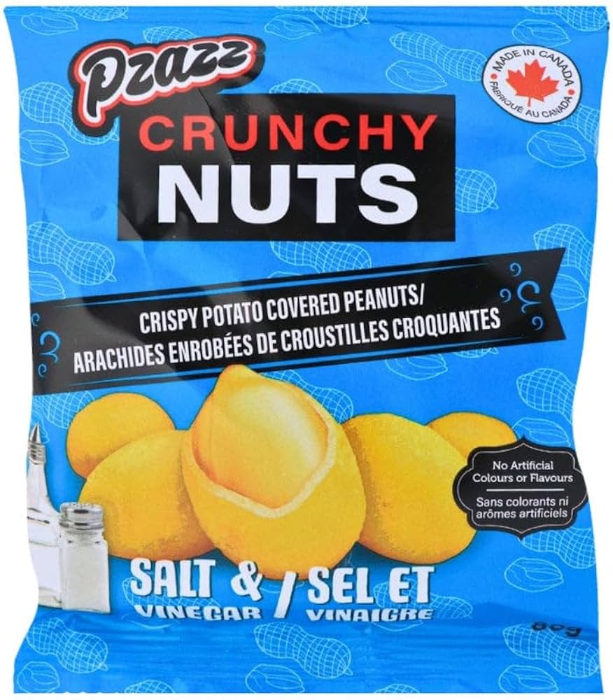 Amazon.com : Pzazz Crunchy Nuts, Crispy Potato Covered Peanuts