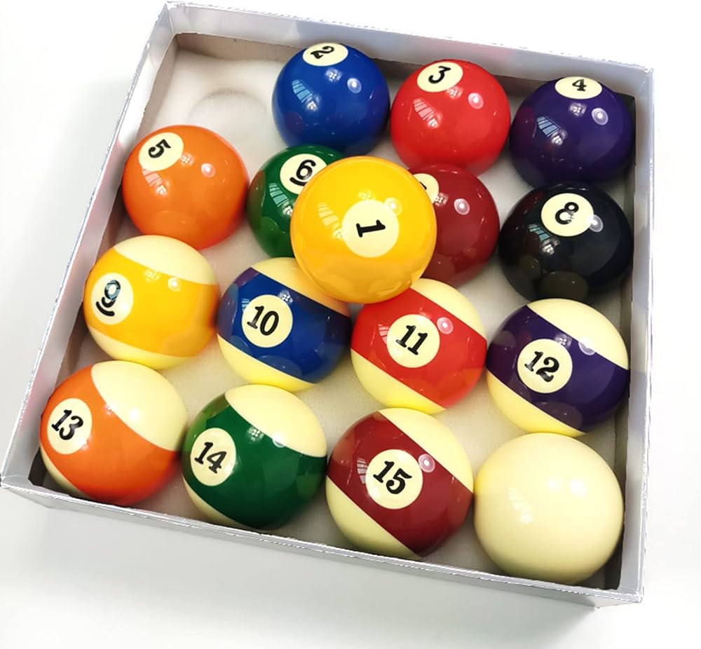 Amazon | ZLY ビリヤードボール 2-1/4インチ ビリヤードボール - 樹脂
