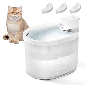 Cheerble 猫 自動給水器 猫水飲み器 猫給水器 ポンプレス 循環式 お