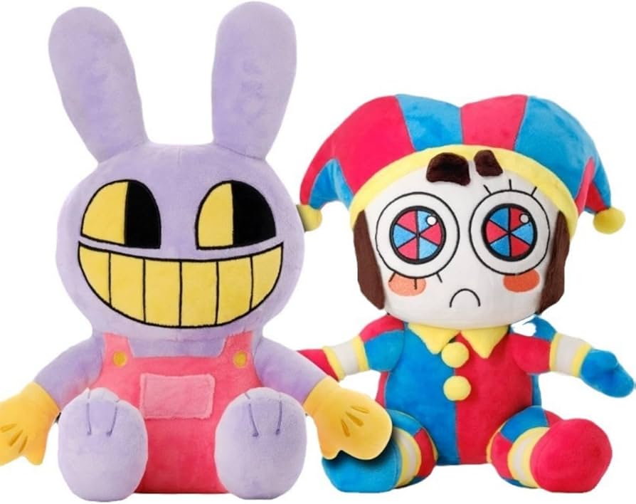 Amazon.co.jp: NEZIH 素晴らしいデジタルサーカスぬいぐるみ 25cm