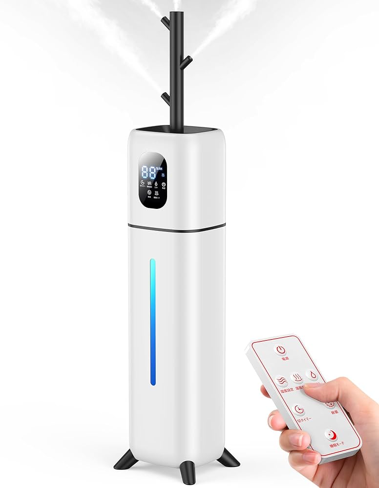 Amazon.co.jp: 【新進化9L大容量 ハイブリッド式加湿器】5重除菌 自動