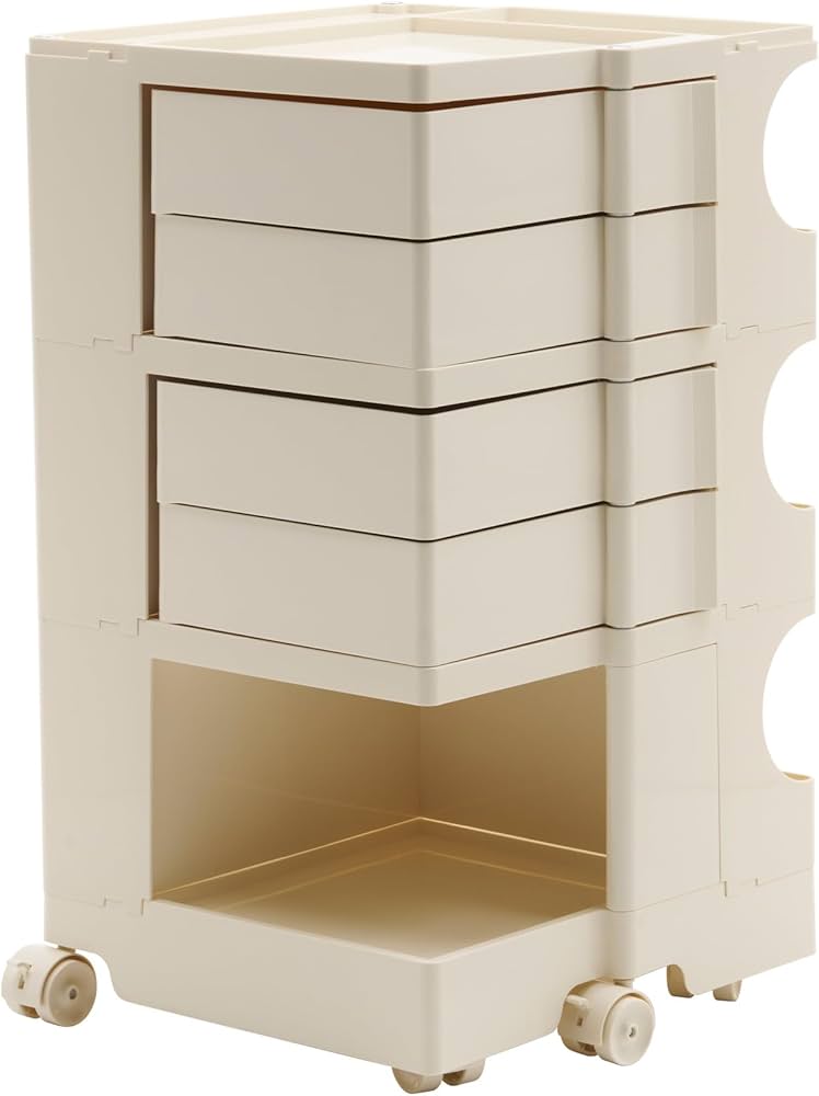 Amazon.co.jp: ボビーワゴン レプリカ 回転式手押し車 2段 3段 収納