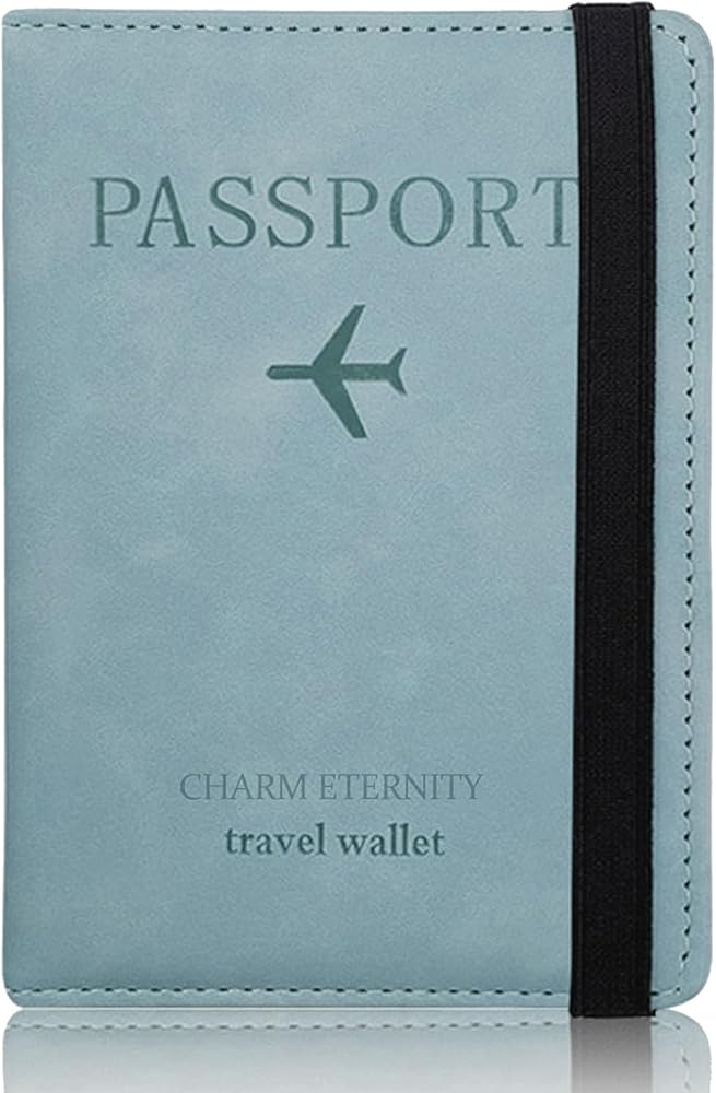 SMYTHSON ライトブルーパスポートケース パスポートケース ライトブルー