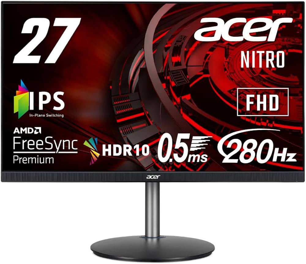 美品】AESNO 27インチ フルHD ゲーミングモニター 240Hz 美品】AESNO