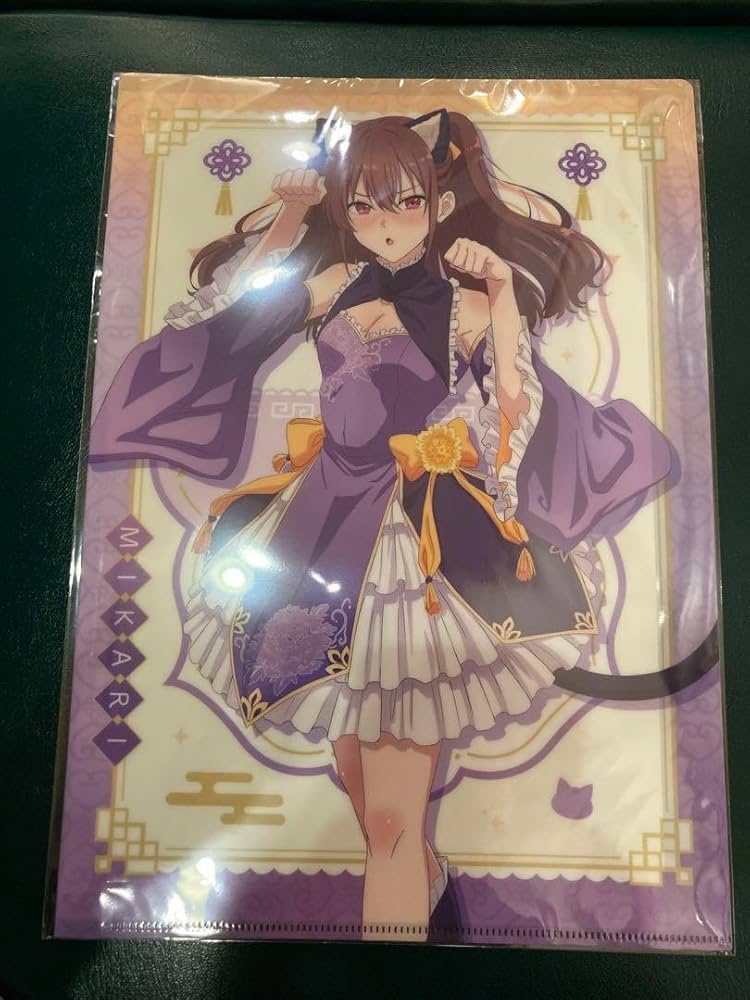 希少品 2.5次元の誘惑 クリアファイル 橘美花莉 限定品 グッズ-クリア