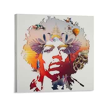 ジミヘン ジミ・ヘンドリクス 神様 大判サイズ ポスター ジミヘン ジミ