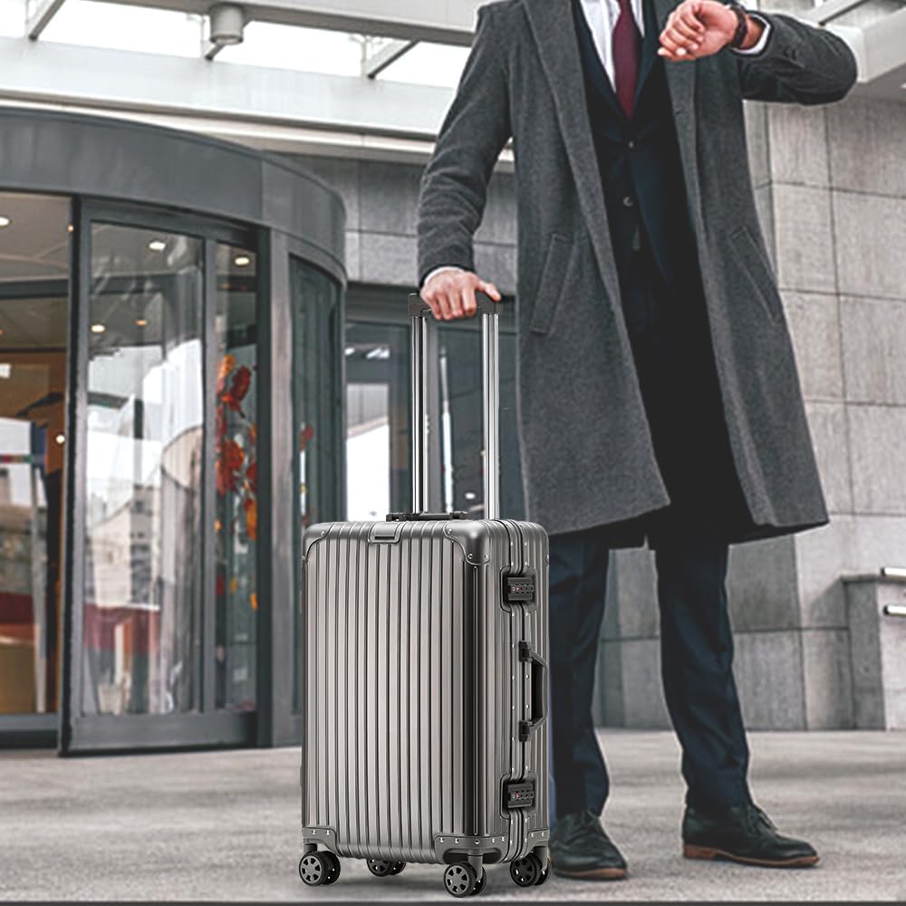 Amazon.co.jp: [Voxkin] スーツケース アルミ合金ボディ キャリー