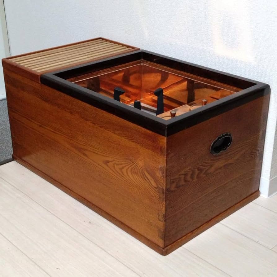 昭和レトロ 縦長火鉢 時代物 立ち火鉢 手あぶり 陶器 高さ約63