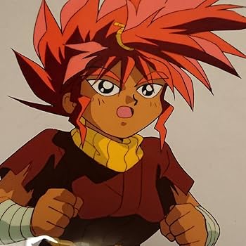 セル画 背景付き 魔神英雄伝ワタル 戦部ワタル 虎王 海火子