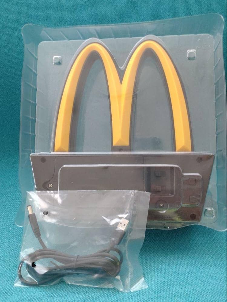 マクドナルド ゴールデンアーチLEDクロック