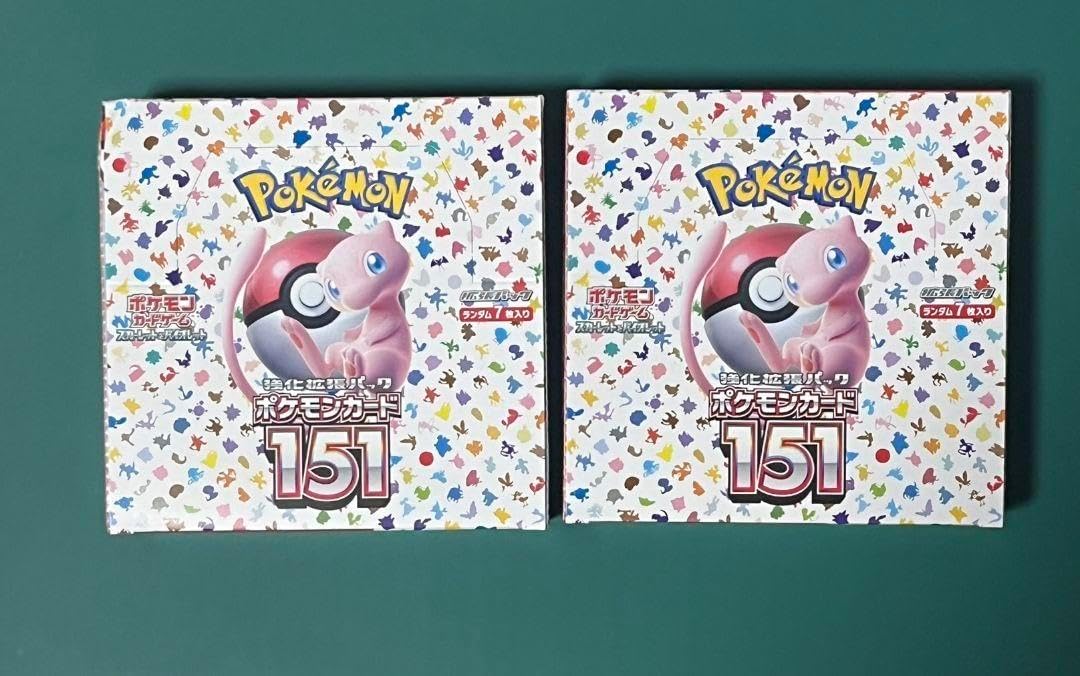 151 シュリンク付き ポケモンカード151 BOX シュリンク付き 二箱 box