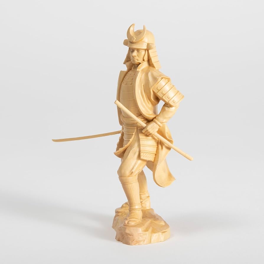 Amazon | HASEL ハセル 戦国武将 木製フィギュア 明智光秀 匠