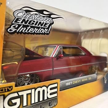 Jada Toys BIGTIME MUSCLE 1967年式シボレーノヴァSS Amazon | Jada