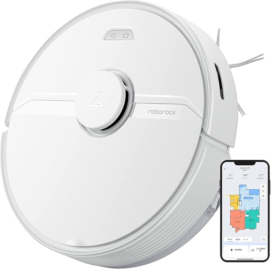 Amazon | ロボット掃除機 ロボロック Q7 水拭き マッピング 強力吸引