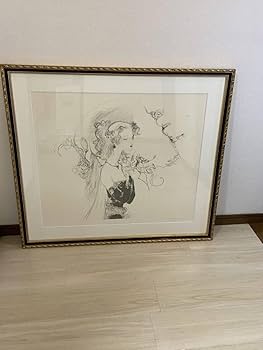 Amazon.co.jp: 中古 アールビバン 株式会社 天野 喜孝 少女 版画